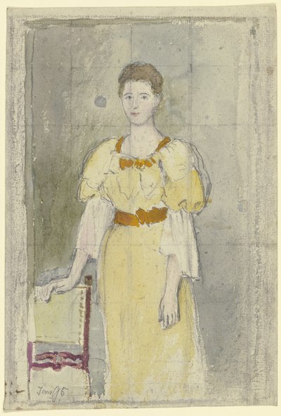 Lady, Standing by Otto Scholderer