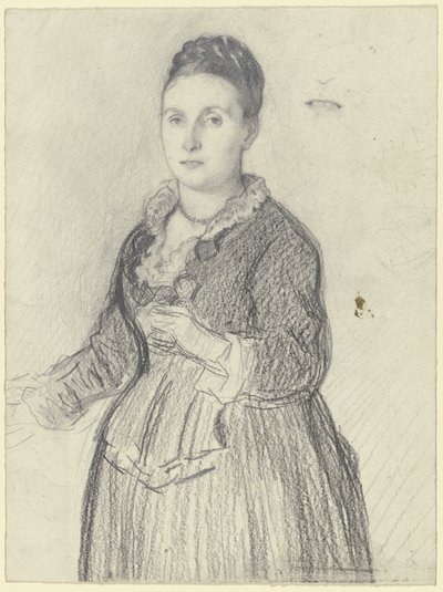 Portrait of Mrs. Tom Plews by Otto Scholderer