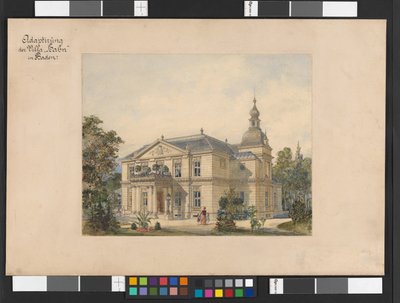 Adaptation of Villa "Hahn" in Baden by Otto Wagner