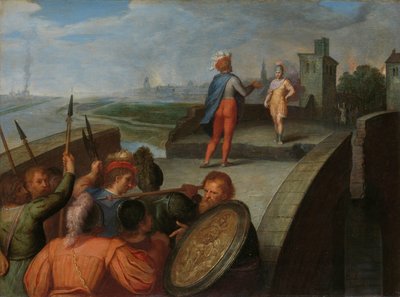 The Peace Negotiations between Julius Civilis and the Roman General Cerialis (one of a series of twelve on the Insurrection of the Batavians against the Romans) by Otto van Veen