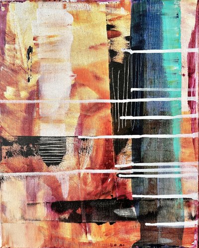 Colorful Abstract Stripes by Owe Emfestav