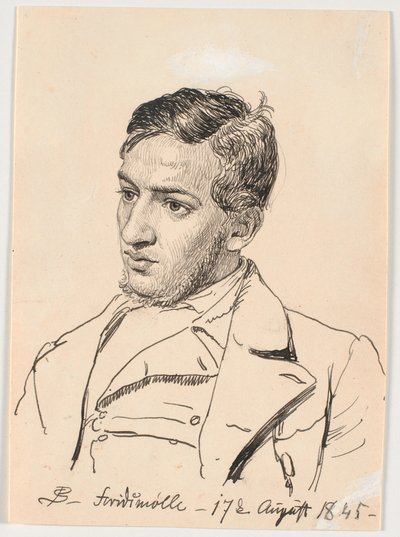 Portrait of the Painter Carlo Dalgas by P.C. Skovgaard