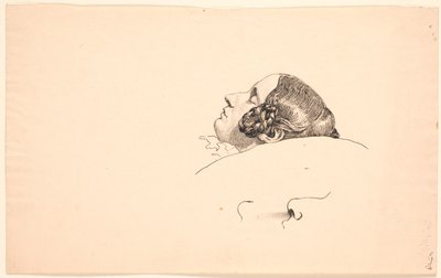 Portrait Head in Profile of the Artist