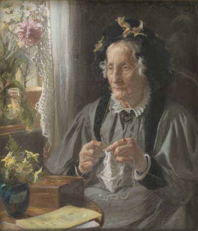 Portrait of Conference Councilor S.A. Casse née Engelbreth by Peder Severin Krøyer
