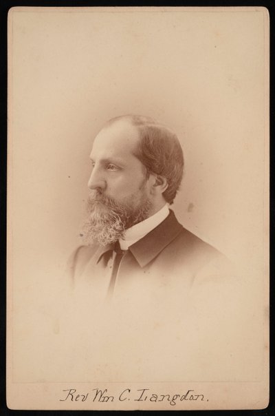 Portrait of Rev. William Chauncy Langdon by Pach Bros