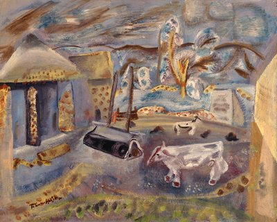 Cheviot Farm by Painting by Frances Hodgkins