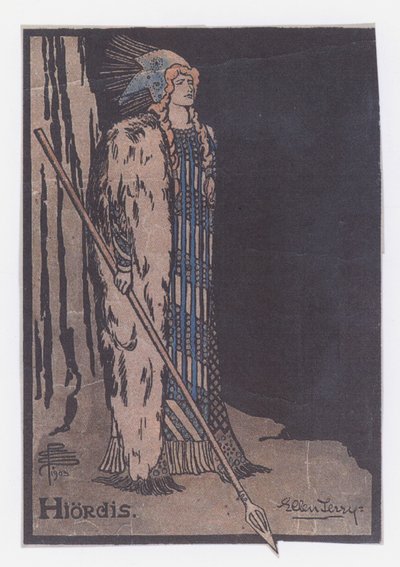 Ellen Terry as Hiordis in Ibsen