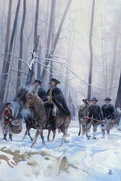 Bitter Winter at Jockey Hollow by Pamela Patrick White