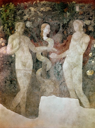 Genesis, creation of Eve and the original sin by Paolo Uccello