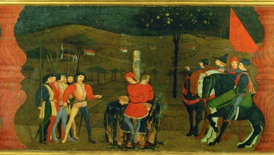 The Desecration of the Host. The Perpetrators are Burnt at the Stake by Paolo Uccello