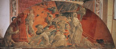 The Flood and the Subsidence of the Waters, 1447-48 by Paolo Uccello