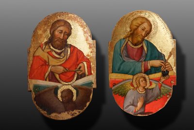 St. Mark and St. Peter by Paolo di Giovanni Fei