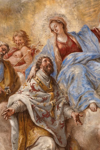 Frescoes depicting the life of Saint Cataldo by Paolo di Matteis
