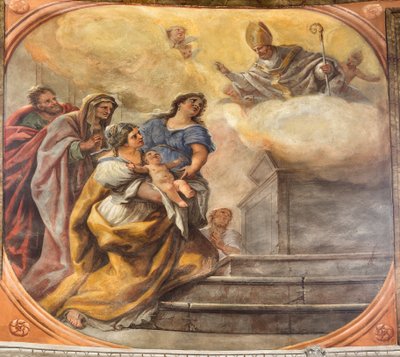 Frescoes depicting the life of Saint Cataldo by Paolo di Matteis