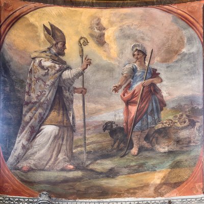 Frescoes depicting the life of Saint Cataldo by Paolo di Matteis