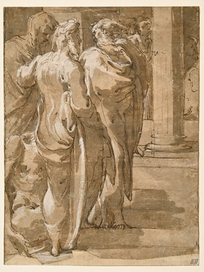 Healing of the Lame Man by Parmigianino
