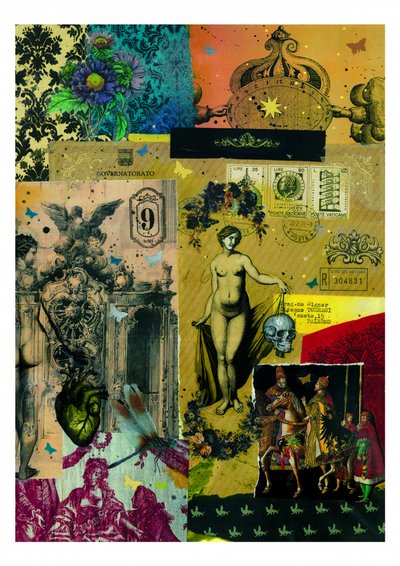 Romantic Baroque Collage by Pascal Bouchet-Spiegel