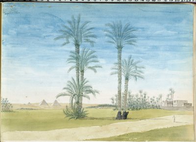Pyramids of Giza by Pascal Xavier (after) Coste