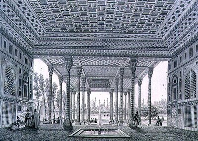Interior View of the Pavilion of Mirrors, Isfahan, Plate 35 from 