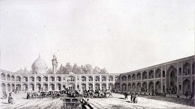 The Caravanserai Shah Sultan-Hussein, Isfahan, plate 32 from 