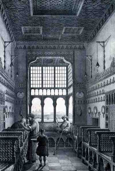 View Inside a Barber