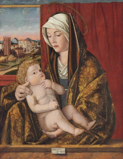 The Madonna and Child by Pasqualino Veneto (fl.1496 1504)