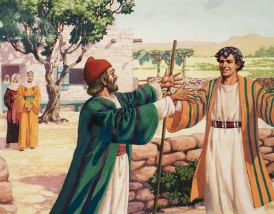 Biblical Scene by Pat (1907-95) Nicolle