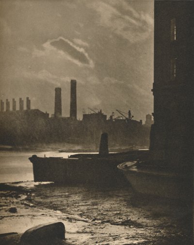 Old Queenhithe, Once the Principal Dock of London Port by Paterson