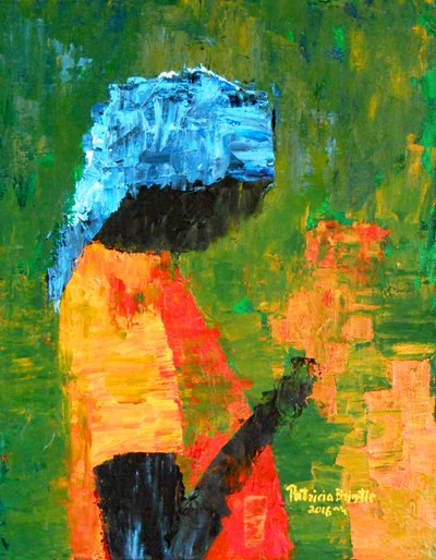 Flowers in Hand by Patricia Brintle