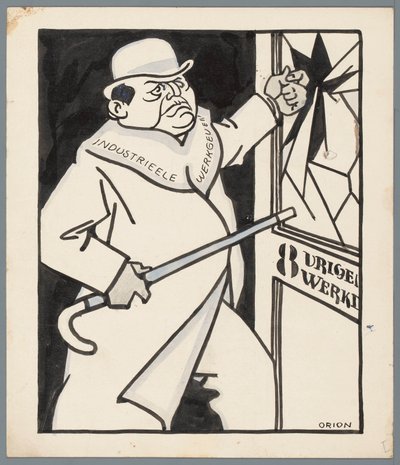 Employers and the Eight-Hour Workday by Patricq Kroon (signed by artist)