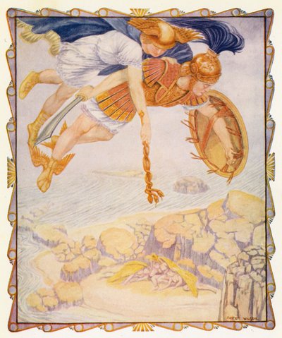 Perseus sees the Gorgons by Patten (after) Wilson