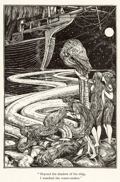 Rime of the Ancient Mariner (engraving) by Patten Wilson