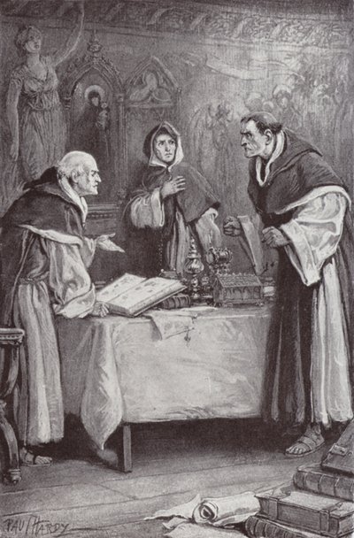 Illustration for The Cloister and The Hearth by Charles Reade by Paul (after) Hardy