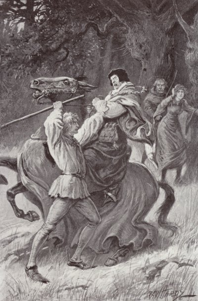 Illustration for The Cloister and The Hearth by Charles Reade by Paul (after) Hardy