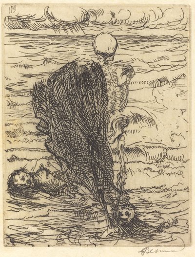 Cast of a Net Le coup de filet by Paul Albert Besnard