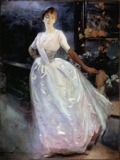 Portrait of Madame Roger Jourdain by Paul Albert Besnard