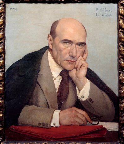 Portrait of the French Writer Andre Gide (1869-1951) by Paul Albert Laurens