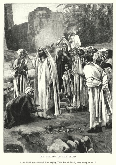 The Healing of the Blind by Paul Alexander Alfred Leroy