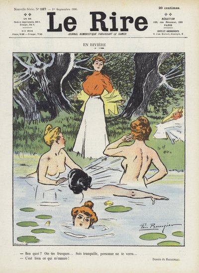 Illustration for Le Rire by Paul Balluriau