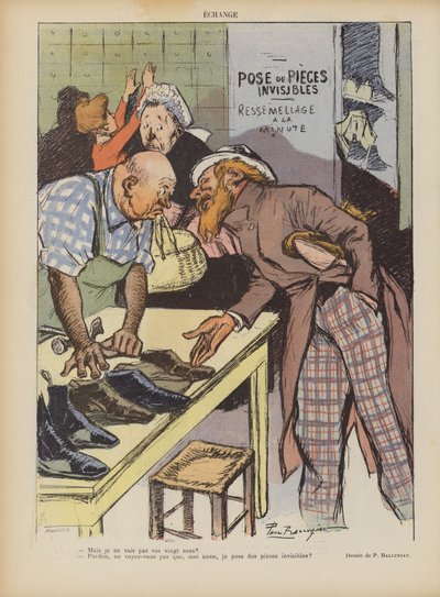 Illustration for Le Rire by Paul Balluriau