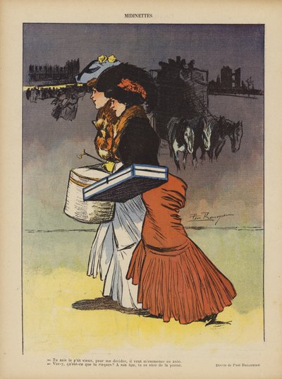 Illustration for Le Rire by Paul Balluriau