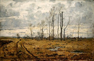 Landscape in Early Spring near Weimar by Paul Baum