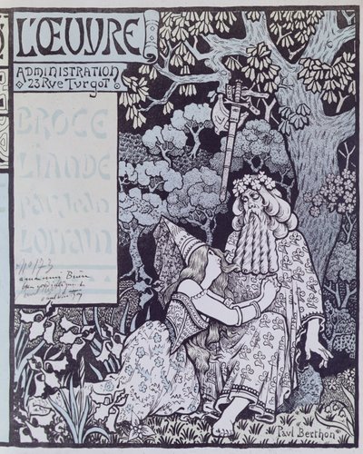 The Enchanter Merlin and the Fairy Vivien in the Forest of Broceliande, from 