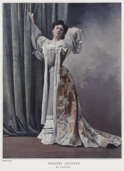Jeanne Cheirel, French Actress by Paul Boyer