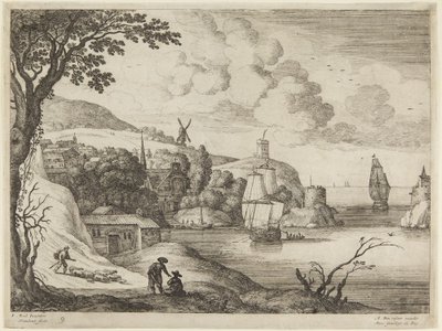 Harbor Scene by Paul Bril