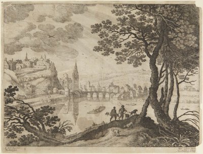Town and River by Paul Bril
