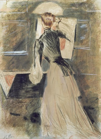 Madeleine Carlier by Paul Cesar Helleu