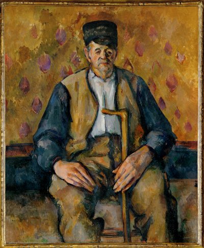 Farmer Seated by Paul Cezanne