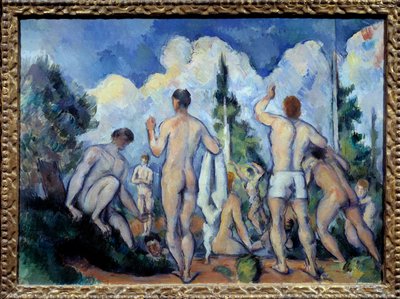 Les bathers by Paul Cézanne