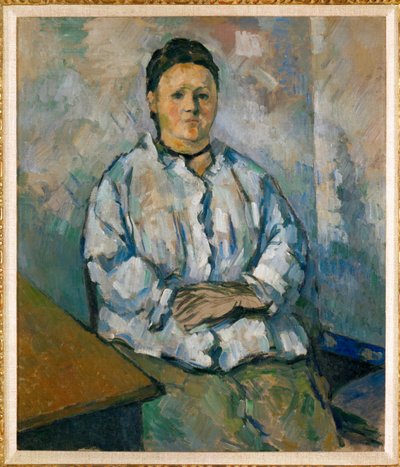 Madame Cezanne Seated by Paul Cezanne